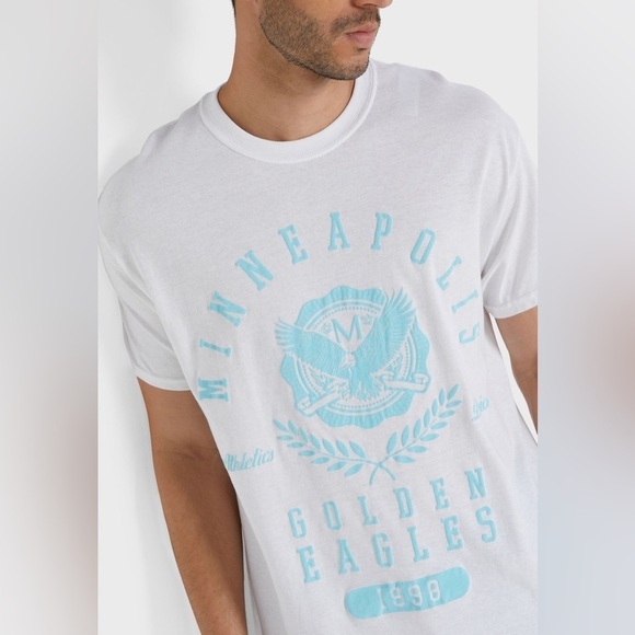 NWT! TOPMAN Oversize Minneapolis Golden Eagles Graphic Tee - Size XL - Picture 2 of 4